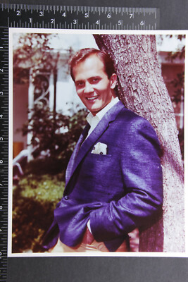 Pat Boone Headshot Portrait Promo 8x10'' Photo Pre-2012 L1745K