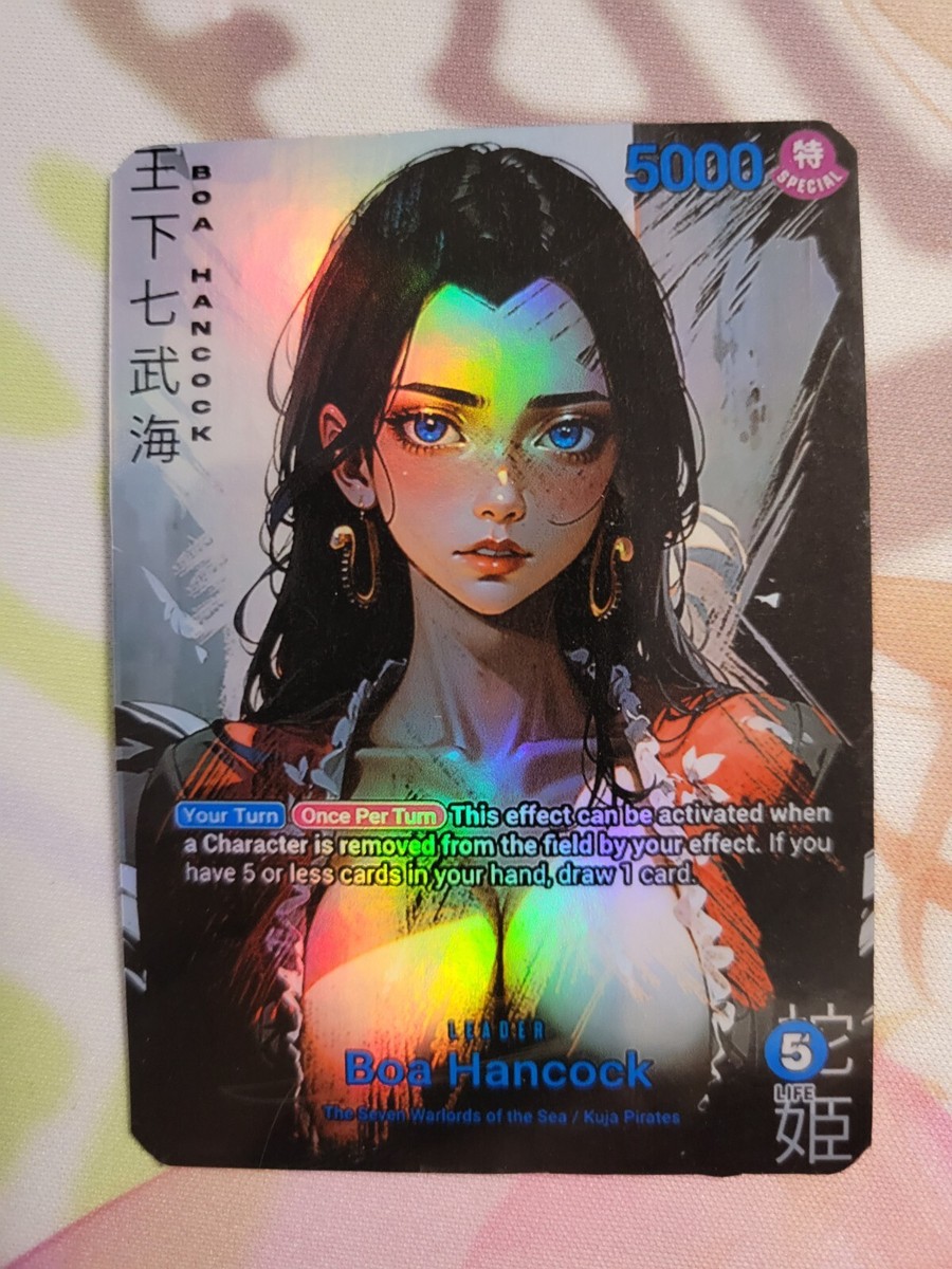 ワンピース カードゲーム Boa Hancock リーダーカード One Piece TCG Custom Leader - Boa Hancock (Set 7) | eBay