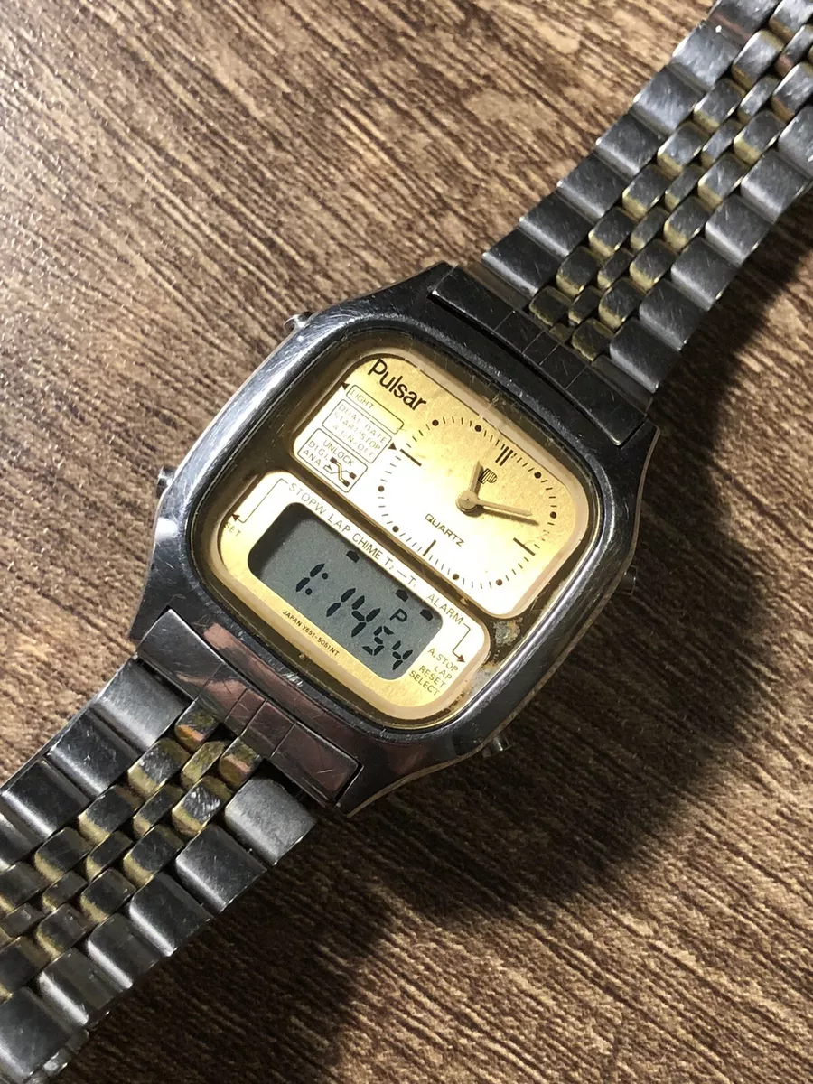 Pulsar dual hotsell time watch