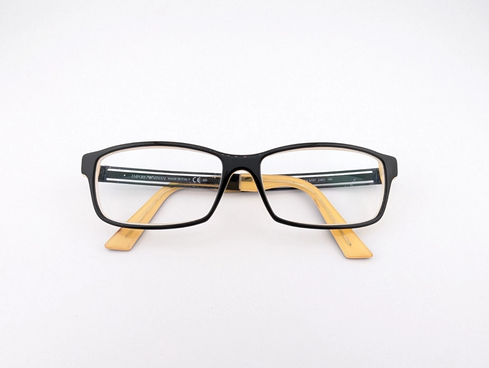 Emporio Armani Eyeglasses  Frames Only  EA 9767 O8O  55 15 140  Plastic  Italy