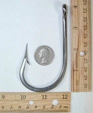 25 12/0 7699 SS HD Marlin Wahoo Tuna Shark Swordfish Fish Hooks lure bait