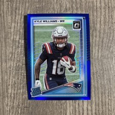 2025 Donruss Optic Kyle Williams Rated Rookie Blue Prizm 096/249 Color Match