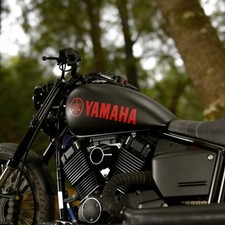 2 Adesivi Stickers da serbatoio Moto Custom Compatibile con Yamaha Dragstar