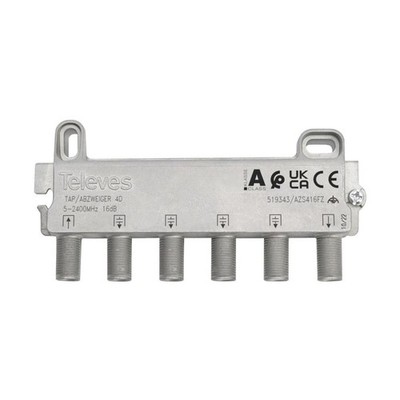 AZS416FZ - 4-fach Abzweiger 5-2400 MHz AD: 16 dB