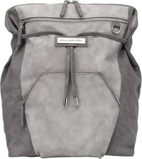 Petunia Pickle Bottom Cinch Convertible Backpack | Baby Diaper Bag for Pewter 