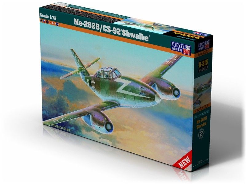 Mistercraft D-215 - 1:72 Me-262B/CS-92 Shwalbe - New
