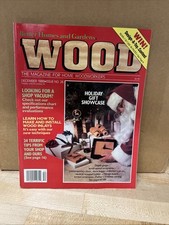Better Homes Gardens, Wood Magazine. Issue 26 December 1988. VG Box 280