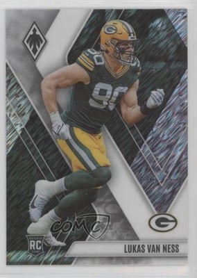 2023 Panini Phoenix Rookies White Shimmer Lukas Van Ness #146 1s8