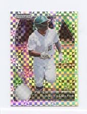 Quincy Hamilton 2021 Panini Prizm Draft Picks Power Plaid /35 Astros