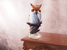 Murano Glass Figure Owl   Handmade, Italian Glass Art