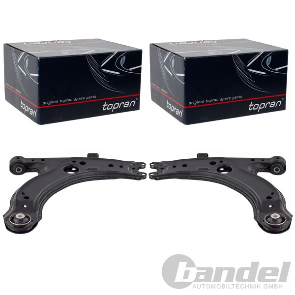 2X Topran Querlenker Vorne Passend FüR Audi A3 Seat Leon Toledo Skoda Octavia Vw-image