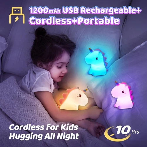 One Fire Unicorn Night Light - Thumbnail 4