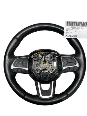 17 18 JEEP COMPASS Steering Wheel LEATHER HEATED BLACK 5YM99LT5AG