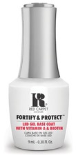 RC Red Carpet Manicure Fortify & 0.3 Fl Oz (Pack of 1), LED Gel Base Coat 