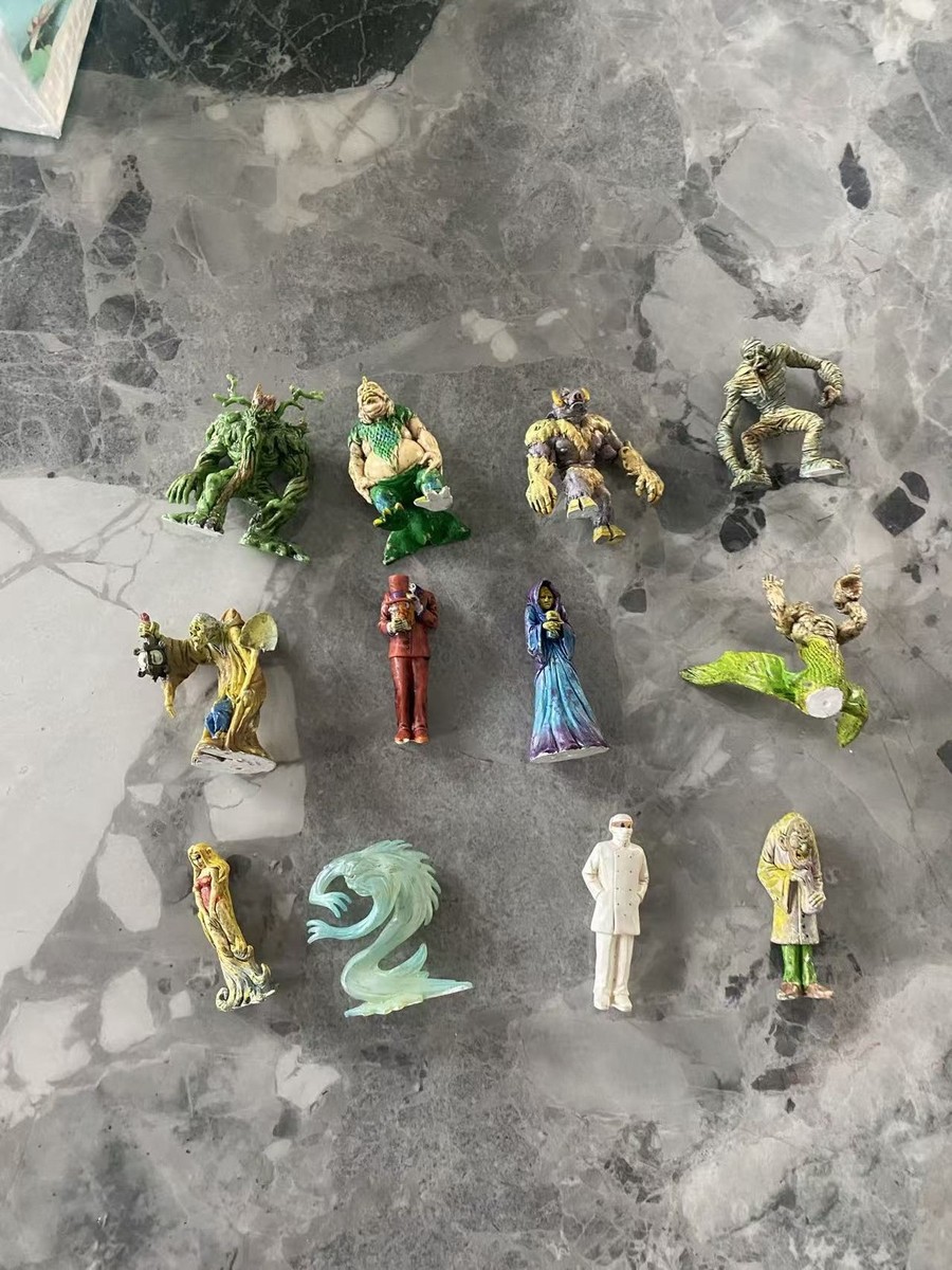 MEG Skeleton Chamber Ornament Monster In My Pocket 2006 12 PCS/Set