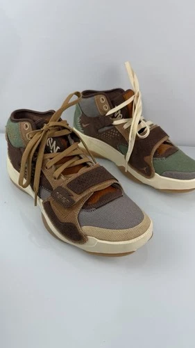 Nike Air Jordan Zion 2 Voodoo Flachs Musselin Sesame Fauna Braun Schuhe Herren Größe 11