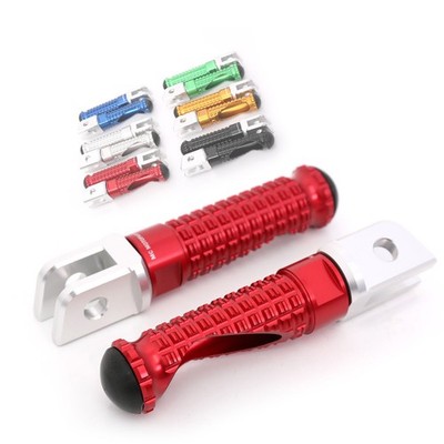 Red Billet Front Footpegs MPRO For Aprilia RSV4 1000 R 09-11 12 13 14 15 16 17