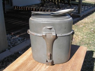 WWI IMPERIAL GERMAN MATCHING SILESIA 1918 MESS KIT WITH FORK SPOON SOLDIER ARMY