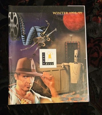 Vintage Fall 1998 Lucas Arts Company Store Catalog Star Wars Grim Fandango Jones