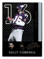 Kelly Campbell /1500 Rookie Card (RC) Vikings 2002 Playoff. rookie card picture
