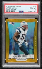 2012 Panini Prizm Gold Prizm 10/10 Jerod Mayo #114 PSA 10 GEM MT 6m7
