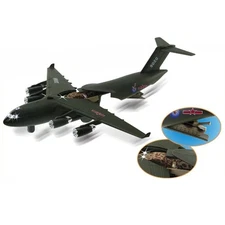 InAir Jumbo Diecast Pullbacks C-17 Globemaster III - Color Green