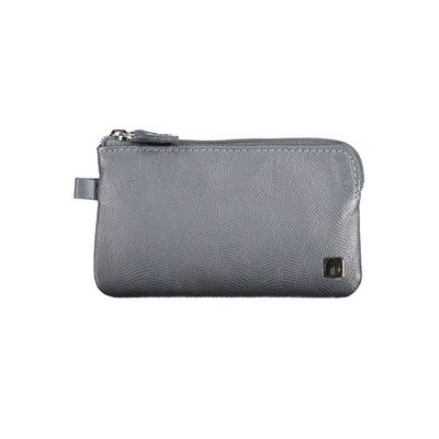 Sergio Tacchini Blue Leather Men's Wallet