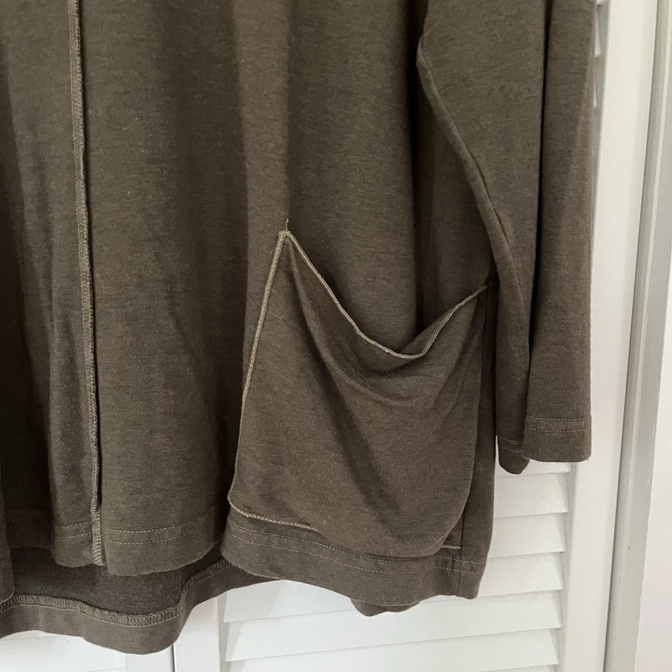 Туника Bryn Walker топ зеленая трикотажная из органического хлопка бамбука женская размер M США - Изображение 3 из 4