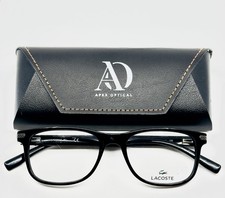 NEW LACOSTE L2841 001 Black Unisex Square Full Rim Eyeglasses 53-18-150 B:39