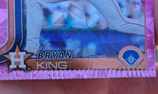 2025 Topps Update Series - Bryan King #US183 Pink Diamante Foil (RC)