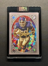 LAWRENCE TAYLOR Auto 2025 Diamond Cracked Ice Prizm Gold Ink SP /25 Spector Art