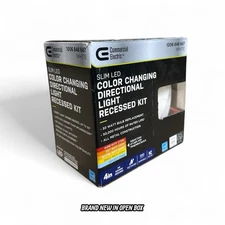 Commercial Electric 4 in. Slim LED color Changing Directional Light Recessed