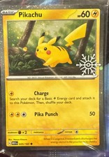 Pikachu - (Calendario delle Vacanze) 025/165 Carte e Prodotti Vari Holo