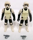 Biker Scout 1983 Kenner Star Wars 3.75" Vintage 2 Complete Figure Lot Taiwan