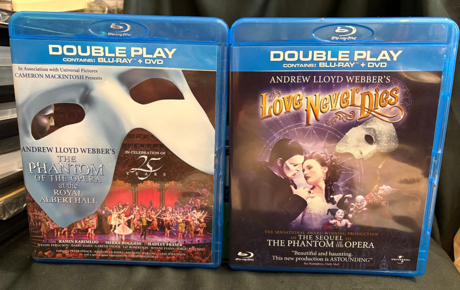 The Phantom of the Opera at the Albert Hall/ Love Never Dies Blu-Ray (2011)
