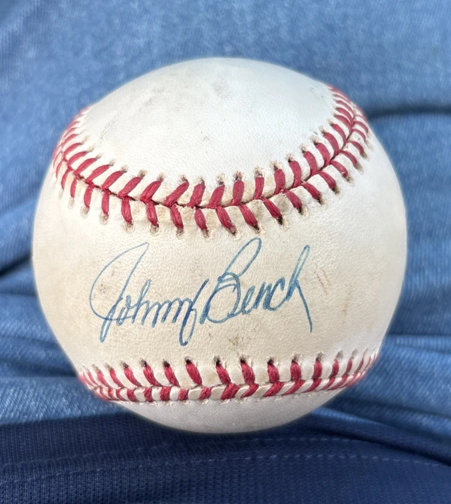 Johnny Bench Original Autographed Baseball MLB Balls for sale | eBay