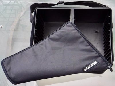 Case Logic 30-CD DVD Black Padded Zippered Case Wall-Mountable Plastic Insert