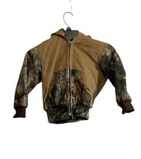 Red Head Toddler 2T Boys Canvas Coat Jacket Realtree Camo Hood Full Zip