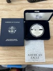 2002 W American Eagle One Ounce Silver Proof Coin w/ Original Box & COA