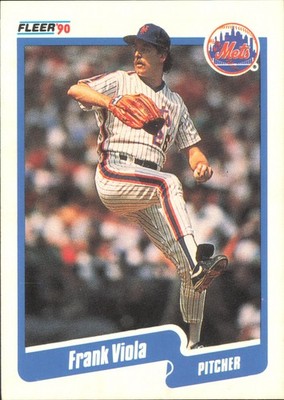 1990 Fleer #219b Frank Viola