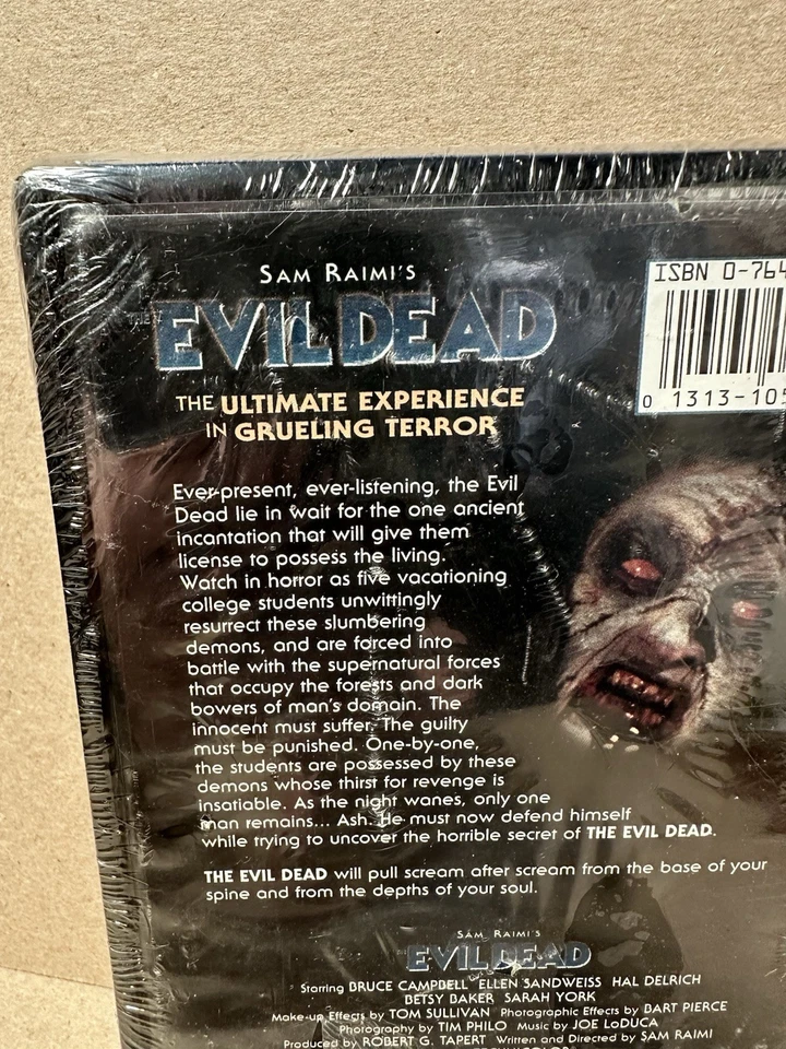 The Evil Dead Digitally Mastered Collector's Edition Clamshell VHS Brand New - Image 4 of 4