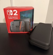 Nintendo Switch 2 Handheld Console Black With Carrying Case