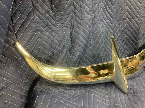 Used Original 1956 56 Dodge Chrome Hood Ornament 1646429 Molding Emblem - Picture 4 of 10