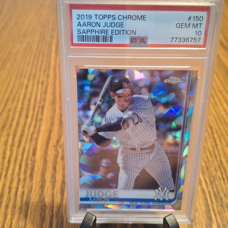 2019 Topps Chrome Sapphire Edition Aaron Judge #150 PSA10 GEM MT