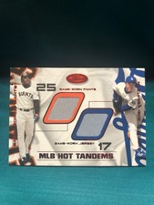 2002 Fleer Prospects Hot Tandems Barry Bonds Kazuhisa Ishii BB-KI w/o Serial /10