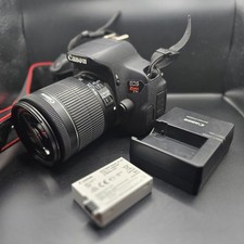 Canon EOS Rebel T5i DSLR Camera w/EF-S 18-55mm IS STM Lens Battery Charger Strap