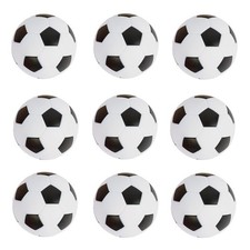 zeyce Pack of 9 Foosball Balls Mini Soccer Balls - Small Soccer Ball Replacement