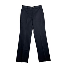 Talbots Petite Navy Blue Trousers Dress Pant Size 2 Flat Front Career Office NEW