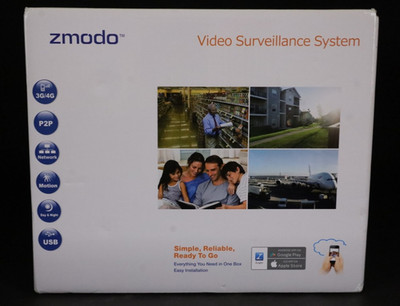 Zmodo ZM-I8YB4 8 Channel H.264, 960H DVR Security System with 4 x 700TVL