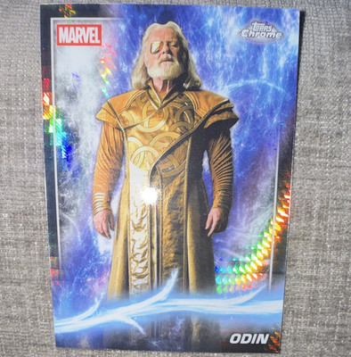 Topps 2025 Topps Chrome Marvel (MCU) Thor Phase One #11 Odin Refractor